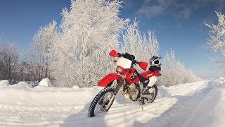 #DOBROEENDURO Эндуро Зима / Enduro Winter/ Honda xr250r