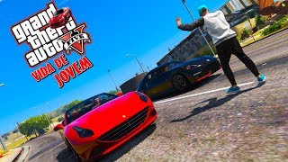 GTA V : VIDA DE JOVEM | Apostei Uma Corrida Contra Um Playboy Folgado!!!!!!! EP#20