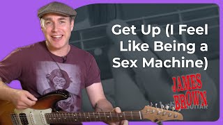 Sex Machine - James Brown - Easy Funk Guitar Lesson Tutorial (ST-367)