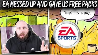 EA MESSED UP AND GAVE ME 24 FREE PACKS [MADDEN 20 ULTIMATE TEAM]