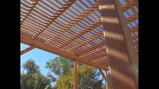 How to Build a Redwood Pergola