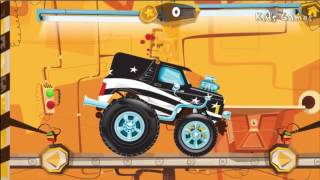 Машинка MONSTER TRUCK под водой  Мультики про машины  Мультфильмы про машинки