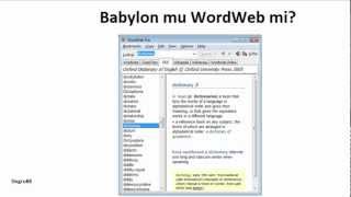 Hangi sözlük programı daha iyi, Babylon mu WordWeb mi?