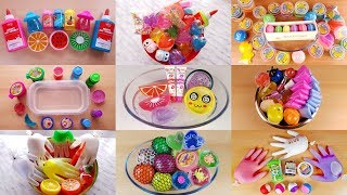 Mixing Store Bought Slime - 1 Hour Slime Video Compilation #StudySlime