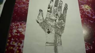Surrealistic Speed Drawing: "Hand"
