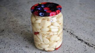 Чеснок Маринованный на Зиму. Очень Быстрый Способ! Выпуск №105