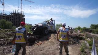 УАЗ Патриот на прохождении участка Бурелом (Трофи рейд НАПРОЛОМ 2016 Новосибирк)