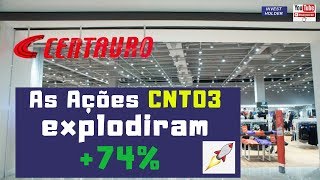 Ações da Centauro (CNTO3) explodiram +74% - Parceria com a NIKE