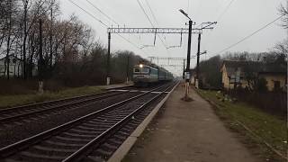 Электровоз ЧС2-460 с пассажирским поездом №90 Перемышль-Львов