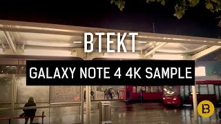 Samsung Galaxy Note 4 4K video sample (night)