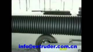 double wall corrugated pipe extrusion line