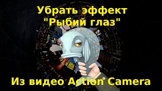 Рыбий глаз. Убрать эффект рыбий глаз (fish eye) из видео. Linux