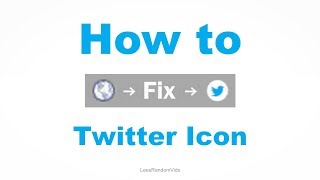 How to Fix the Twitter Icon on your YouTube Header
