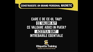 ETICHETA SI PROTOCOL - invata sa vorbesti despre tine | Andreea Stefanescu | www.SergiuVoicu.Ro