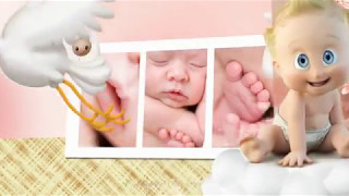 بطاقة إلكترونية استقبال مولود إلياس welcome my baby
