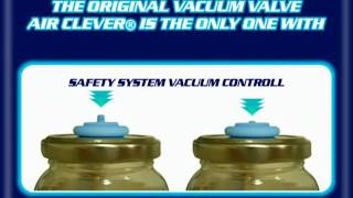 The original "Magic Valve" for vacuum food saving. AIRCLEVER