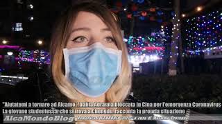 "Aiutatemi a tornare ad Alcamo". Dalila Adragna bloccata in Cina per l'emergenza Coronavirus