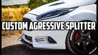 How to Make your own Custom Aggressive Front Splitter