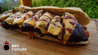 BBQ Pork Strip Sandwich - Nacken Aktion der BBQ Freunde