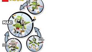 ORBITONS MAX Instructions LEGO MIXELS 2015 SERIES 4 Rokit + Niksput + Nurp Naut