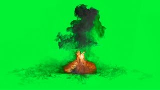 Green Screen Bomb Blast Effect  - 1080p Free Download