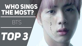 BTS - Who sings the most in each of BTS' songs? (TOP 3)
