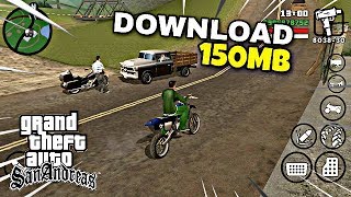 SAIU! GTA SAN ANDREAS LITE 150MB TODAS GPUS! (APK+DATA)