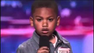 Howard Stern Makes 7-year-old Rapper Cry on America's Got Talent | @kollegekidd