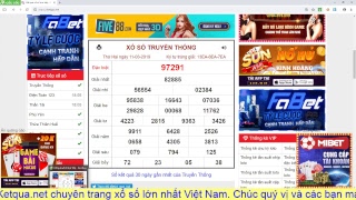 Trực tiếp Xổ Số Miền Bắc XSMB 11/3/2019 - Ketqua.net