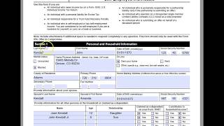 How to complete IRS form 433-A OIC