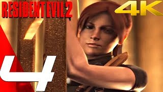 Resident Evil 2 HD - Gameplay Walkthrough Part 4 - William Birkin Boss Fight (Claire) 4K