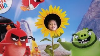 Злые птички Энгри Бердс Хеппи Мил МакДональдс. Angry Birds toys Unboxing Happy Meal McDonalds.