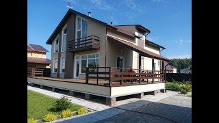 Строительство каркасного дома. Возводим стены...