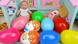 Baby Doll surprise egg house and car toys BabyDoli play