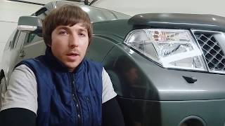 NISSAN PATFINDER R51 2007г/в Устранение запотевания передней фары, замена блока розжига.