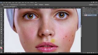 Фотошоп убрать прыщи за 2-3 минуты (Photoshop)