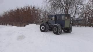Вездеход Соломономобиль-91. Машина едет без водителя. Часть 2