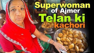 Superwoman of Ajmer | Best Kachori of India | Ajmer Sharif | Indian Street Food | Food in Ajmer