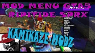 MOD MENU GTA 5 1,23/1.24  SPRX RIPITIDE 1.6 + UPDATE DE TEXTURAS + DOWNLOAD
