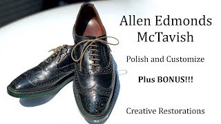 Allen Edmonds McTavish Polish and Customize (PLUS BONUS!)