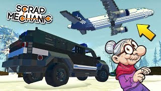 ? БАБКА УЛЕТАЕТ ОТ ФСБ В ЕГИПЕТ ? МУЛЬТИК в СКРАП МЕХАНИК ? Scrap Mechanic ?