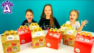 Открываем ХЭППИ МИЛ с игрушками. Игрушки Макдональдс. Open the Happy Meal toys. McDonald's toys.