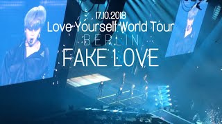 BTS LOVE YOURSELF WORLD TOUR BERLIN (17.10.2018) Fake Love fancam