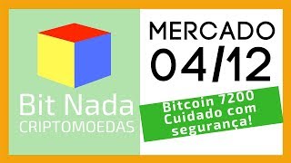 Mercado de Cripto! 04/12 Bitcoin 7.500 / SEUS DADOS ESTÃO SEGUROS??
