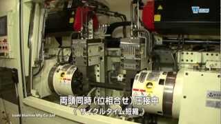 【摩擦圧接】プロペラシャフトの製造｜さらに進化したイヅミの摩擦圧接機