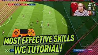 FIFA 18 WORLD CUP MOST EFFECTIVE SKILL MOVES TUTORIAL - BEST ATTACKING SKILLS TO SCORE MORE GOALS!