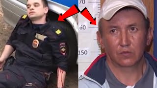 Пьяный киргиз убил полицейского и убежал █ криминал