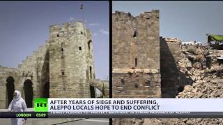 Horrors of war: Aleppo before and after Syrian conflict
