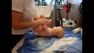 Обучающее видео - сеанс массажа при гипертонусе мышц и кривошея | Hypertonicity of muscle massage