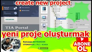 TİAPORTAL YENİ PROJE OLUŞTURMA VE SİMÜLASYON KULLANIMI / create new project